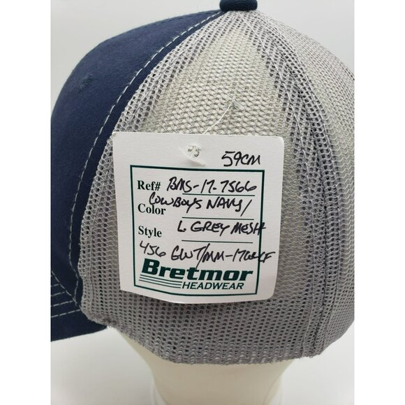 Bretmor Snapback Baseball Cap, Barton Overhead Door, Navy & Grey Mesh OS Adj. - Picture 3 of 7
